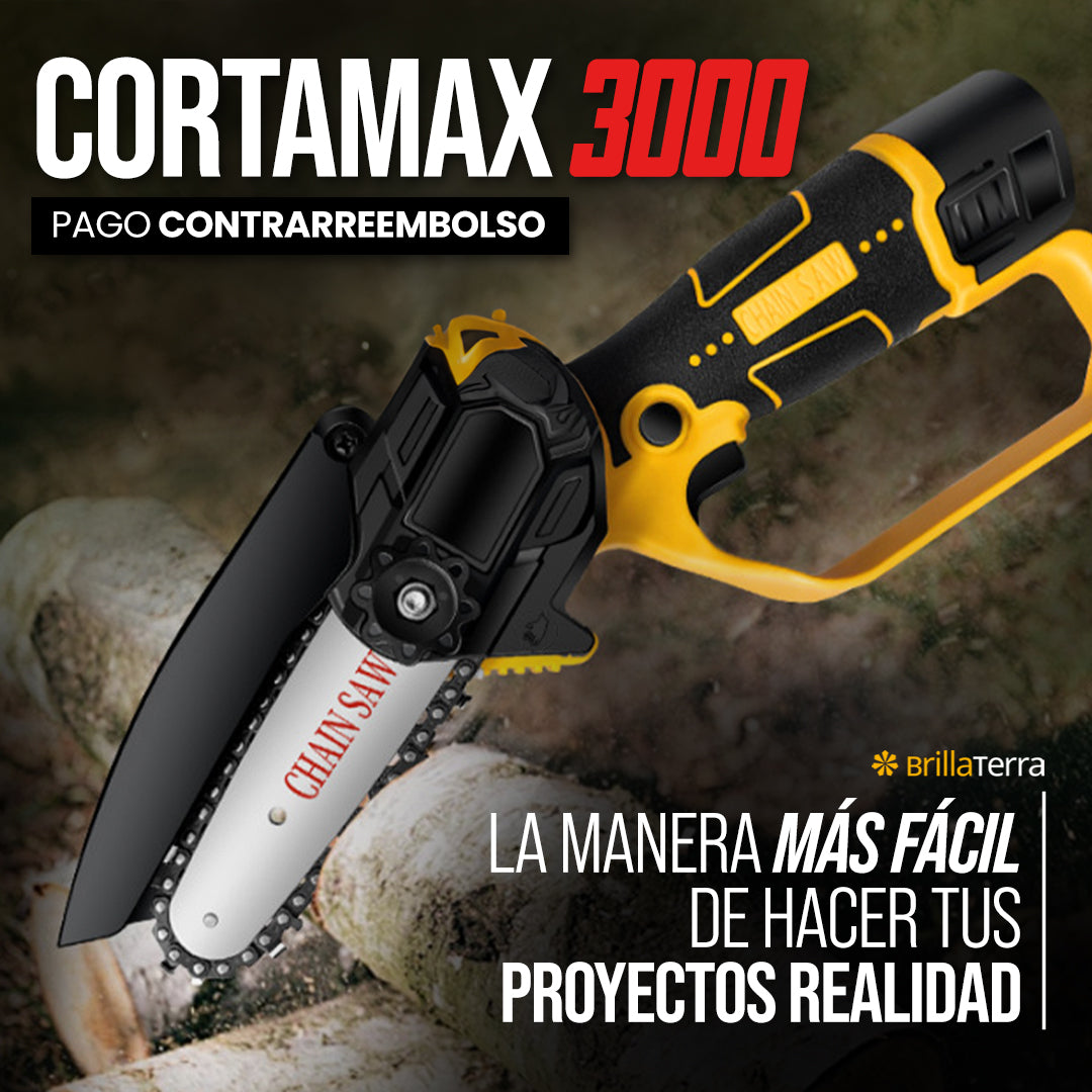 CortaMax 3000 – portátil para trabajos de jardinería y bricolaje