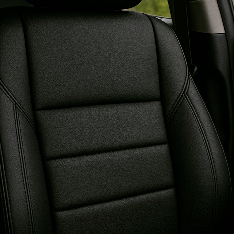 Funda para Asiento de Auto Veltrax en Cuero Legítimo Universal + REGALO: Alfombra Completa
