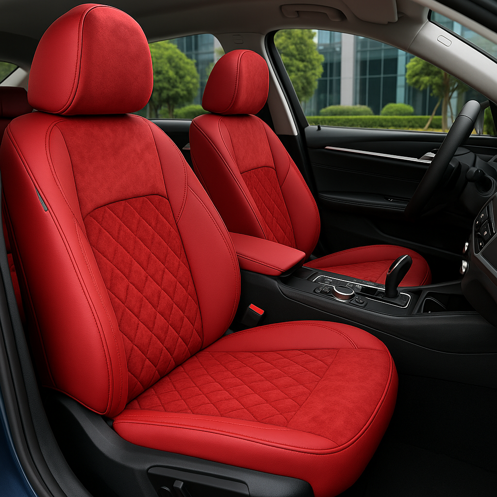 Funda para Asiento de Auto Autarka en Cuero Legítimo Universal + REGALO: Alfombra Completa