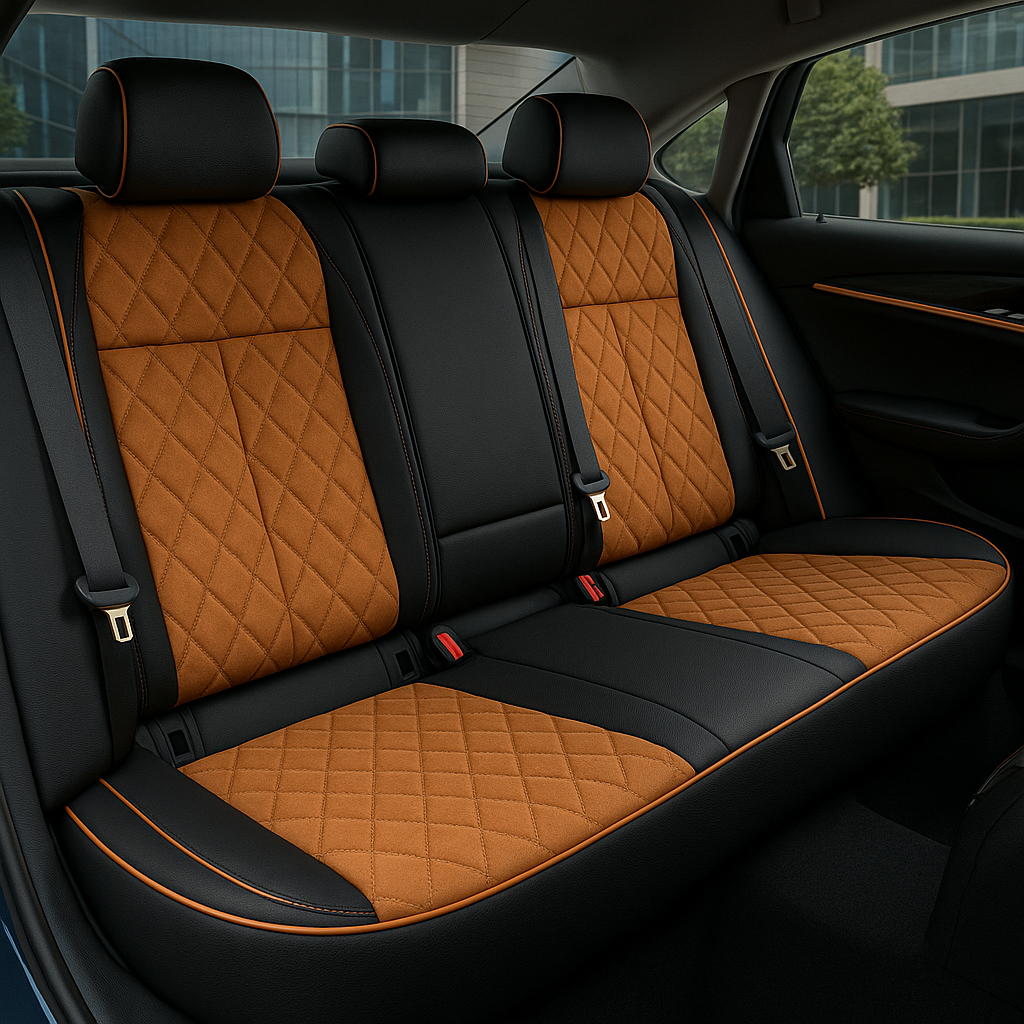 Funda para Asiento de Auto Autarka en Cuero Legítimo Universal + REGALO: Alfombra Completa