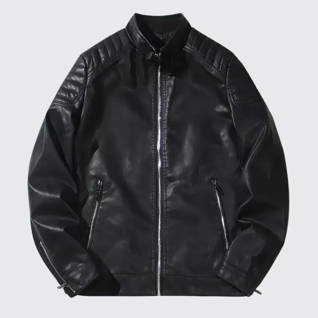 Chaqueta Masculina de Cuero Berlín