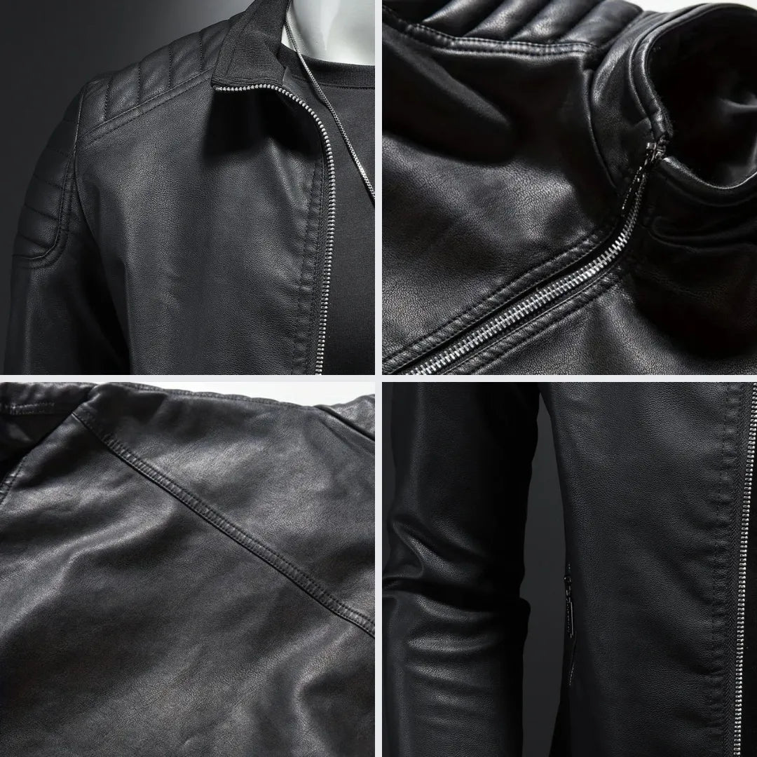 Chaqueta Masculina de Cuero Berlín