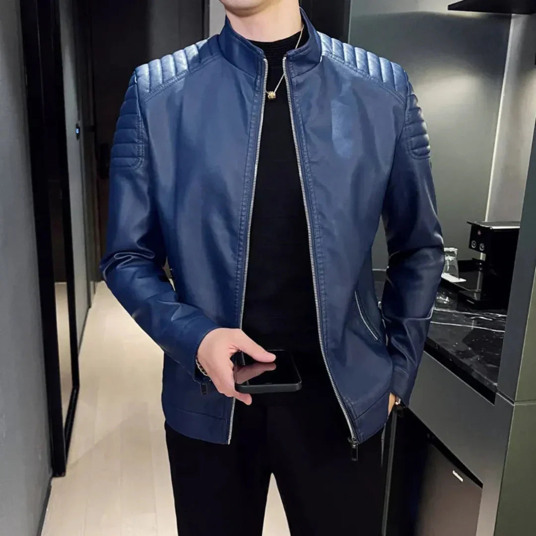 Chaqueta Masculina de Cuero Berlín