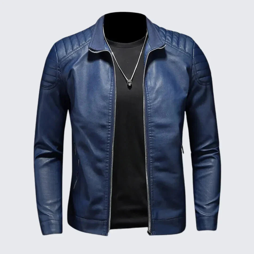 Chaqueta Masculina de Cuero Berlín