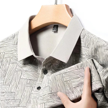 [Pague 2, Lleve 3] Kit de Camisas Polo Vex Texturizada de Seda Hielo + REGALOS: 3 Pantalones Cortos, Reloj y Gafas