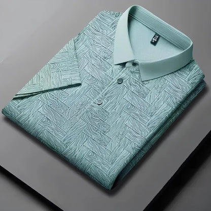 [Pague 2, Lleve 3] Kit de Camisas Polo Vex Texturizada de Seda Hielo + REGALOS: 3 Pantalones Cortos, Reloj y Gafas