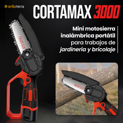 CortaMax 3000 –  portátil para trabajos de jardinería y bricolaje