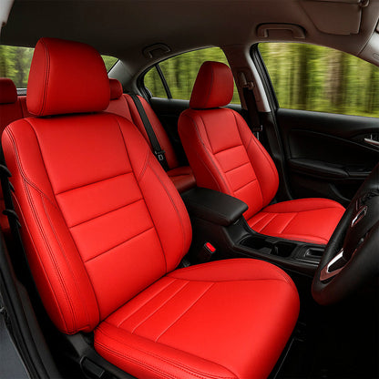 Funda para Asiento de Auto Veltrax en Cuero Legítimo Universal + REGALO: Alfombra Completa