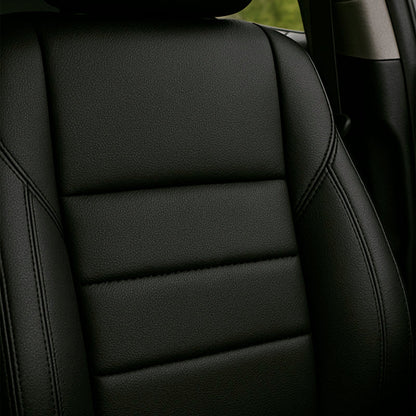 Funda para Asiento de Auto Veltrax en Cuero Legítimo Universal + REGALO: Alfombra Completa
