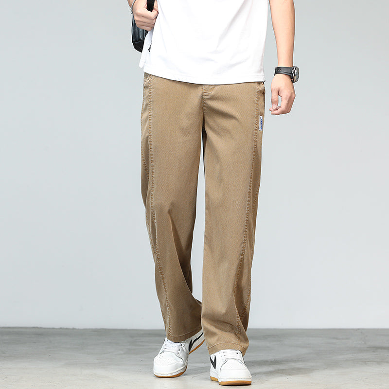 [Lleva 3 Paga 2] Pantalón Masculino BRUCÁN en Seda Hielo y Poliéster (¡Estilo Imponente y Moderno!)