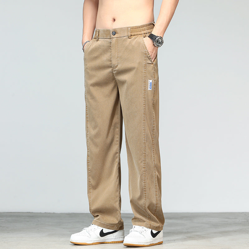 [Lleva 3 Paga 2] Pantalón Masculino BRUCÁN en Seda Hielo y Poliéster (¡Estilo Imponente y Moderno!)