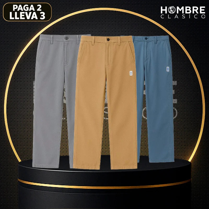 [Lleva 3 Paga 2] Pantalón Masculino BRUCÁN 2.0 en Seda Hielo y Poliéster (¡Estilo Imponente y Moderno!)