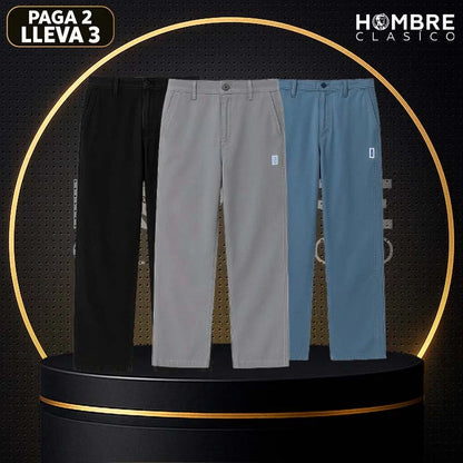 [Lleva 3 Paga 2] Pantalón Masculino BRUCÁN 2.0 en Seda Hielo y Poliéster (¡Estilo Imponente y Moderno!)